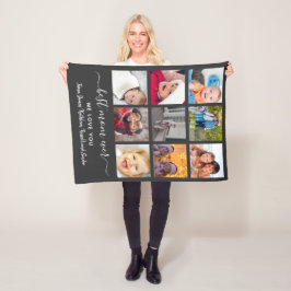 Beste Mama je Fotokollage Muttertag behalten Fleecedecke