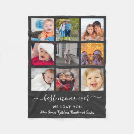 Beste Mama je Fotokollage Muttertag behalten Fleecedecke
