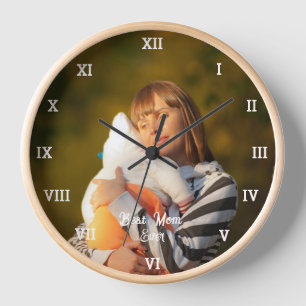 Beste Mama je Fotomaterial erstellen Uhr