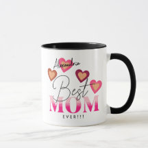 Beste Mama je, Fotomodell Lieblich Herz Kaffee