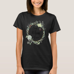 Beste Mama je Frauen Blume Dekoration Mami T-Shirt