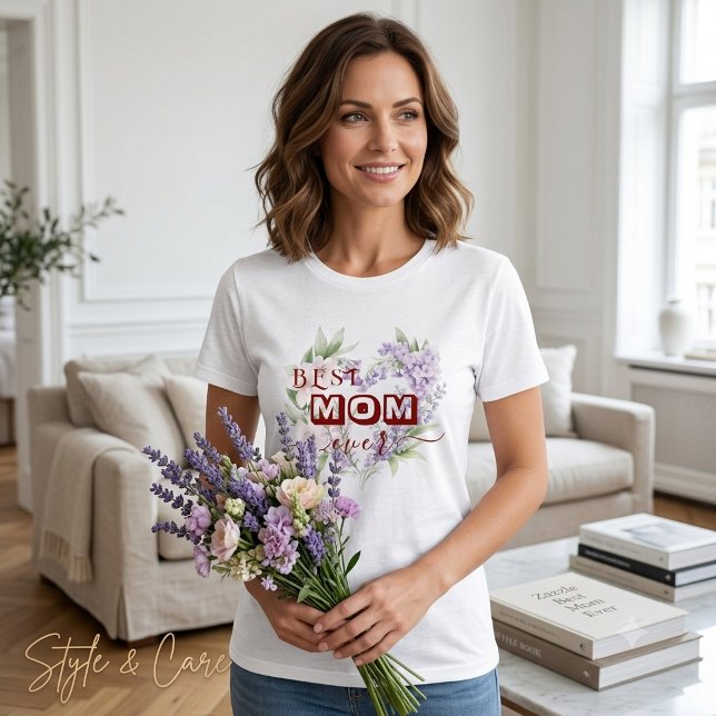 Beste Mama je - Frohe Muttertag Tri-Blend Shirt (Best Mom Ever – Happy Mother's Day Tri-Blend Shirt)