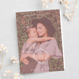 Beste Mama je geklappte Ferienkarte Feiertagskarte