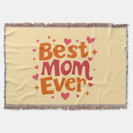 Beste Mama je - gemütlich, warm & voller Liebe! Decke