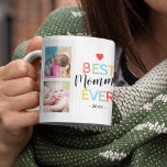 Beste Mama je Geschenk Foto Kaffeetasse<br><div class="desc">Personalisierte Mama Kaffee-Tasse mit dem Text "Beste Mama aller Zeiten",  und das Datum. 8 Fotos für die ganze Familie,  die Sie ganz individuell gestalten können,  um dies zu einem besonderen Geschenk für die ganze Familie zu machen.</div>