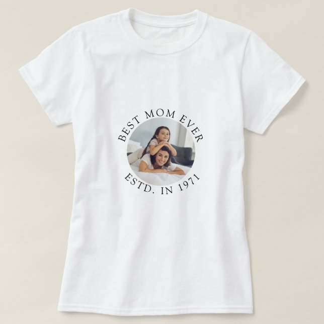 Beste Mama je Geschenk Idee T-Shirt (Design vorne)