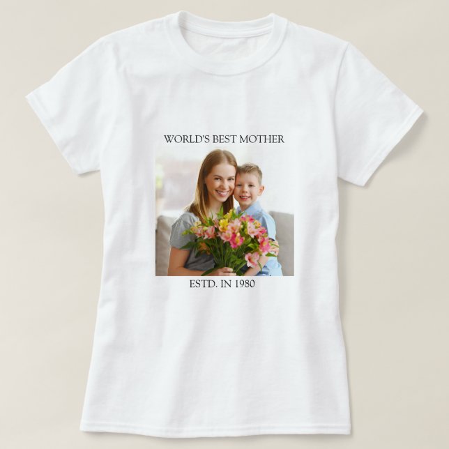 Beste Mama je Geschenk Idee T-Shirt (Design vorne)