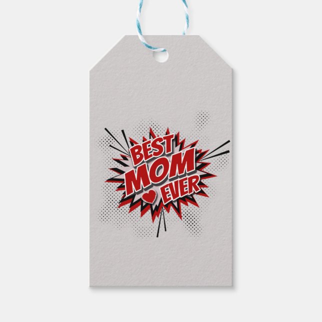 Beste Mama je Geschenkanhänger (Vorderseite)