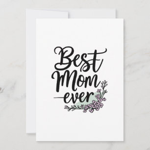Beste Mama je, Geschenkkarte für Mütter Einladung