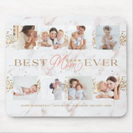 Beste Mama je Gold Glitzer 8 Fotos Muttertag Mousepad