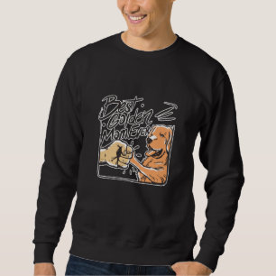Beste Mama je Golden Retriever Liebe Sweatshirt