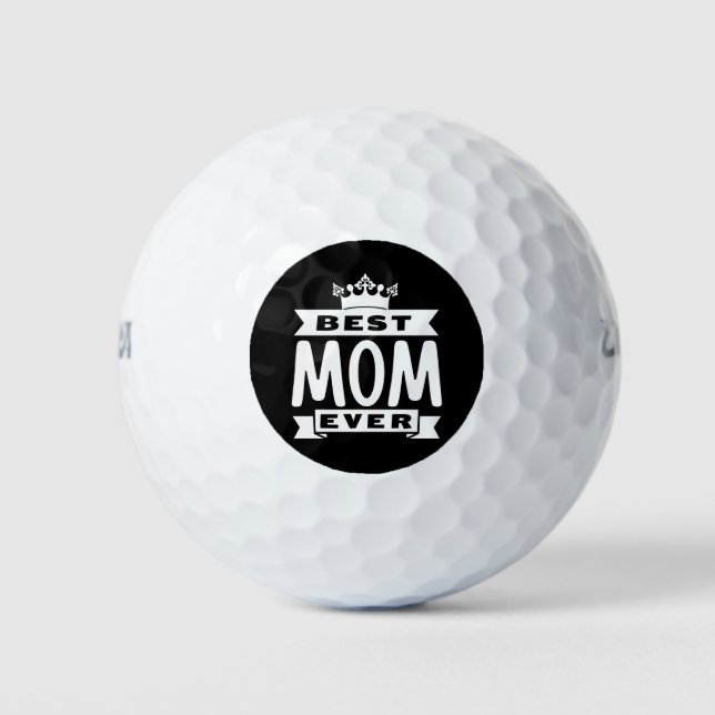 Beste Mama je Golfball (Vorderseite)