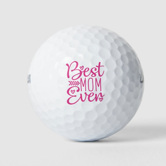 Beste Mama je Golfball (Vorderseite)