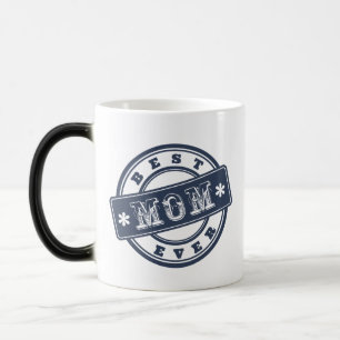 Beste Mama je Gummi Briefmarke Tasse für Muttertag