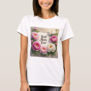 Beste Mama je"Handgemalte Pfennigfuchser und kursi T-Shirt