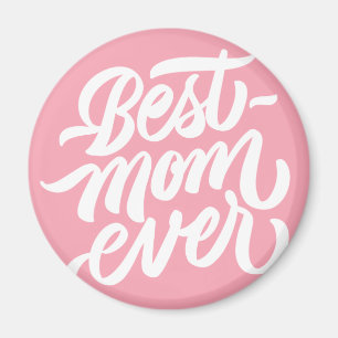 Beste Mama je handgeschriebene Skripttypografie Pi Magnet