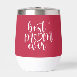 Beste Mama je heiß rosa und weiß