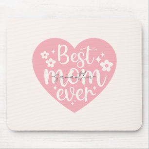 Beste Mama je Herz Mousepad