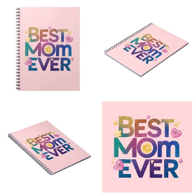 Beste Mama je Herz und Blume Notizblock (best mom ever notebooks flowers hearts)