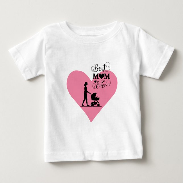 "Beste Mama je - Herzliche Momente" Baby T-shirt (Vorderseite)