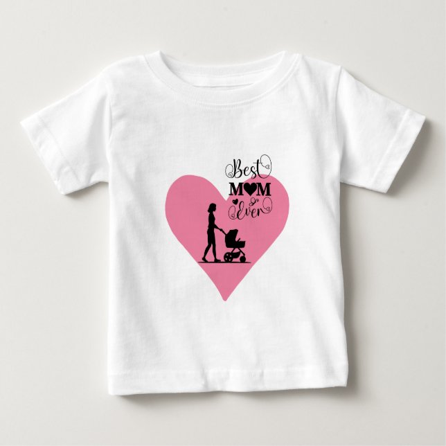 "Beste Mama je - Herzliche Momente" Baby T-shirt (Vorderseite)