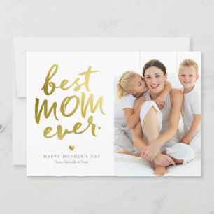 Beste Mama je   Imitate Gold Foil