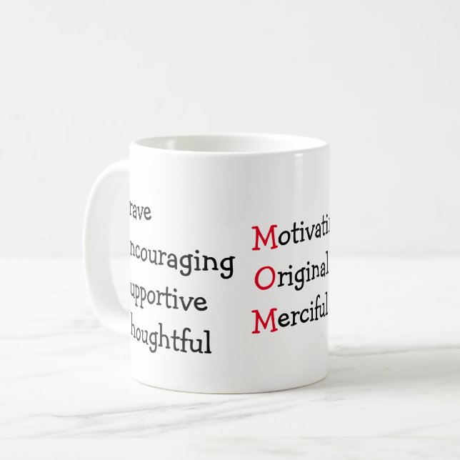 Beste Mama je Kaffeetasse (Vorderseite Links)