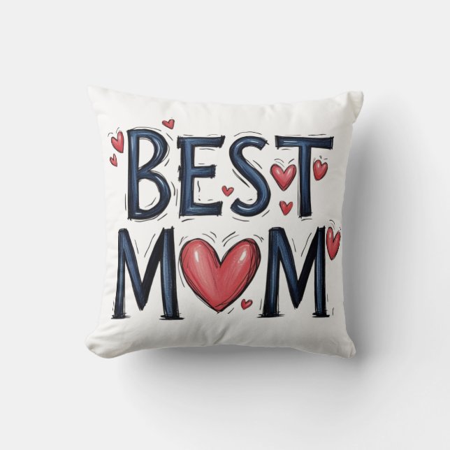 Beste Mama je Kissen (Vorderseite)
