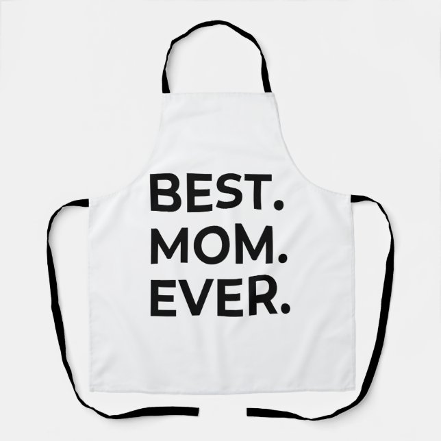 Beste Mama je, Liebe Mama, Muttertagsgeschenk Schürze (Vorderseite)