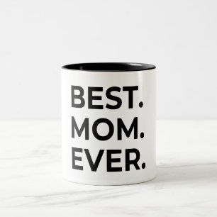 Beste Mama je, Liebe Mama, Muttertagsgeschenk Zweifarbige Tasse