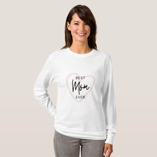 Beste Mama je Liebe T - Shirt (Vorne ganz)