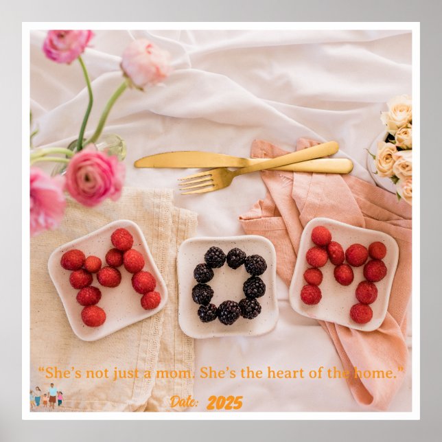 Beste Mama je - Liebe, Zuhause und Familie Poster (Vorne)