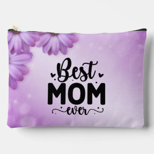 Beste Mama je Lila Zubehörtasche