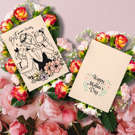 Beste Mama je Mama, benutzerdefinierte Kinder/Blum