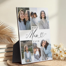 Beste Mama je Mama Drehbuch Herzklopfen FotoCollag Fotoplatte