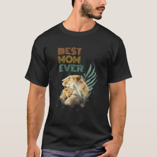 Beste Mama je Mama Lioness Animal Lion Mother's Da T-Shirt