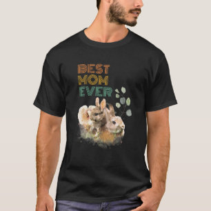 Beste Mama je Mama Rabbit Süße Tier Muttertag T-Shirt