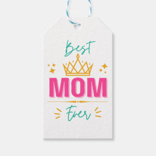 Beste Mama je mit Krone - Königliches Geschenk für Geschenkanhänger