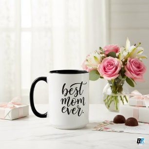 "Beste Mama je" mit Mama Foto, Muttertagsgeschenk Tasse