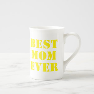 Beste Mama je Moderne Typografie Muttertagsgeschen Prozellantasse