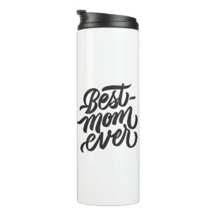 Beste Mama je Modernes Skript Personalisiertes Fot Thermosbecher
