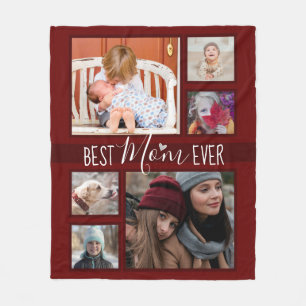 Beste Mama je Multi-FotoCollage Fleecedecke