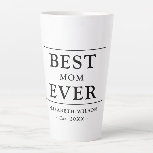 Beste Mama je Mütter Geschenk Milchtasse (Vorderseite)