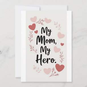 Beste Mama je, Mutter Tag Geschenkkarte! Einladung