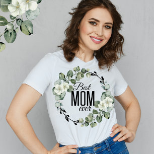 Beste Mama je Mutter Tag Trendy Floral T-Shirt