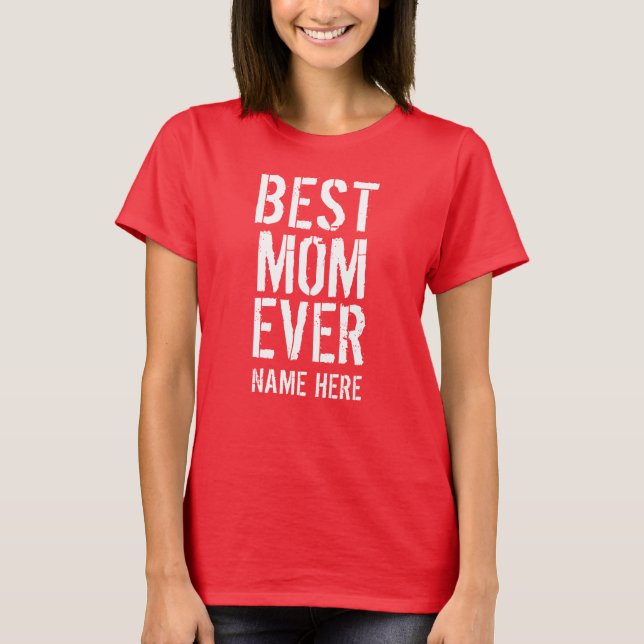 BESTE MAMA JE MUTTER-TAGGESCHENK T-Shirt (Vorderseite)