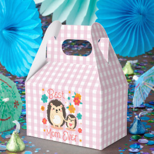 Beste Mama je Mutter und Baby-Igel Geschenkschachtel