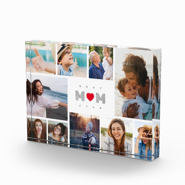 Beste Mama je Muttertag 10 Fotos Collage (Rechts)