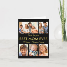 Beste Mama je Muttertag FotoCollage Karte