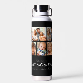 Beste Mama je Muttertag FotoCollage Trinkflasche